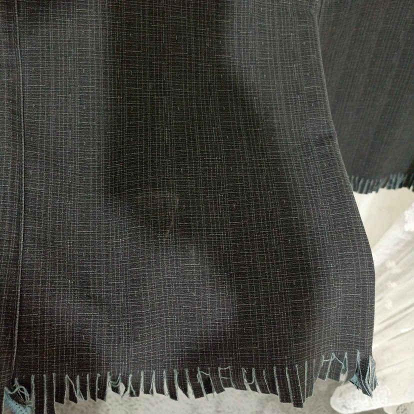 Gri Kadın Belden Bağlamalı Kot Pantolon - Görsel 3