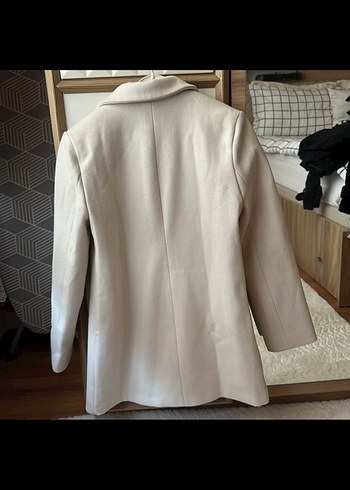 Bej Süet Kadın Blazer Ceket kaban - Görsel 2