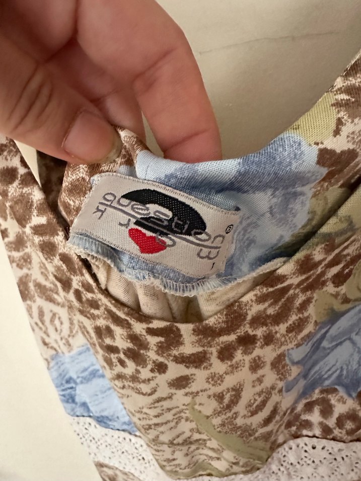 Dantel Detaylı Bohem Mini Elbise - Görsel 2