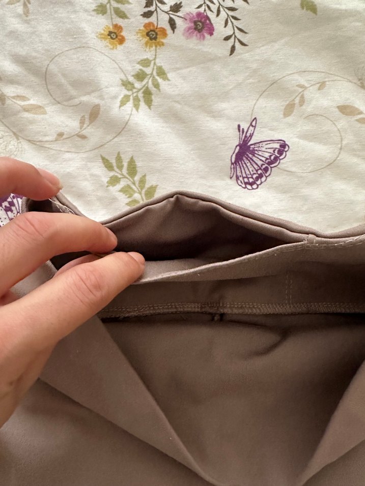 Bej Midi Kadın Salaş Tayt - Görsel 4