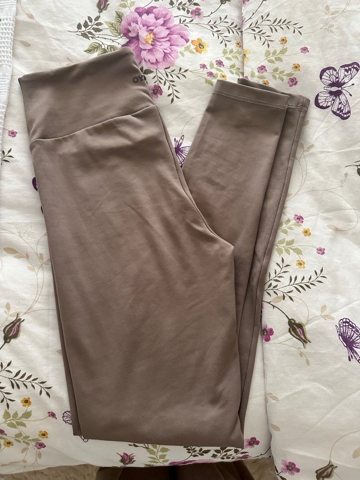 Bej Midi Kadın Salaş Tayt - Görsel 5