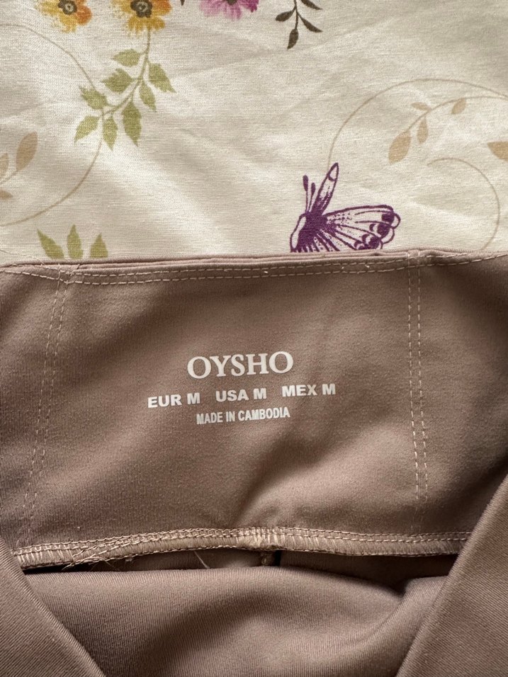 Bej Midi Kadın Salaş Tayt - Görsel 3