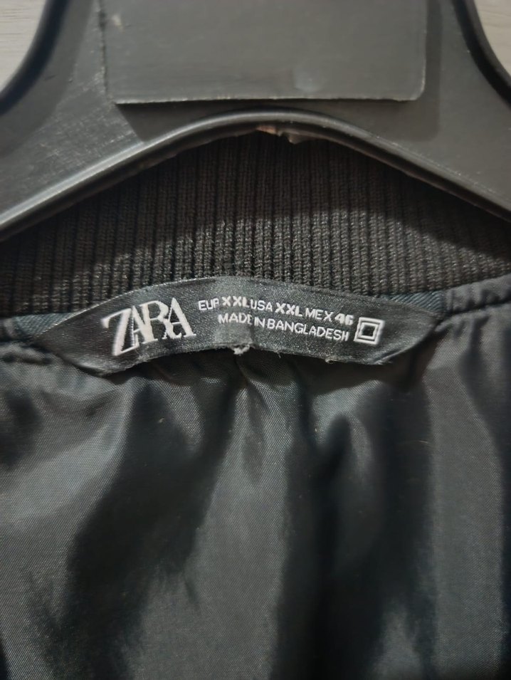 Zara Siyah Midi Cepli erkek Ceket - Görsel 3