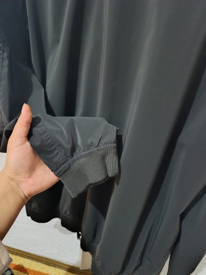 Zara Siyah Midi Cepli erkek Ceket - Görsel 5