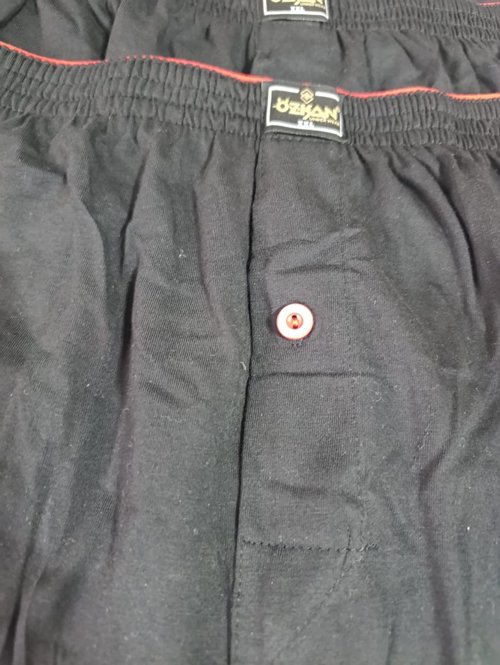 Erkek Siyah Pamuklu Mini Boxer - Görsel 3