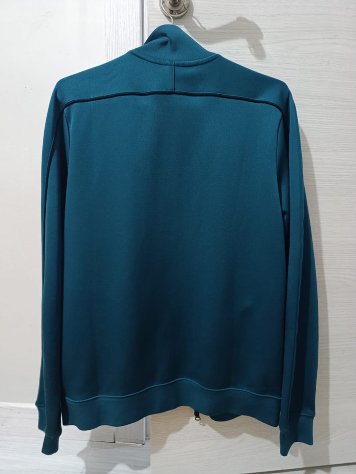 Nike erkek Mavi Yüksek Yakalı Fermuarlı Ceket - Görsel 5