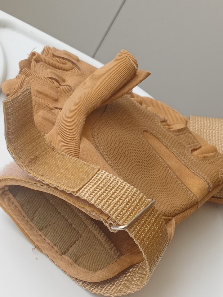 nurgaz Bej Parlak Erkek Eldiveni Street Wear - Görsel 2
