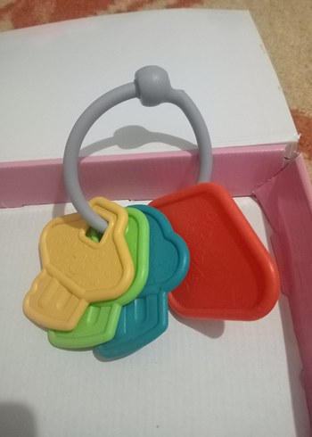 Renkli Diş Kaşıyıcı ve Çıngırak Seti - Görsel 3