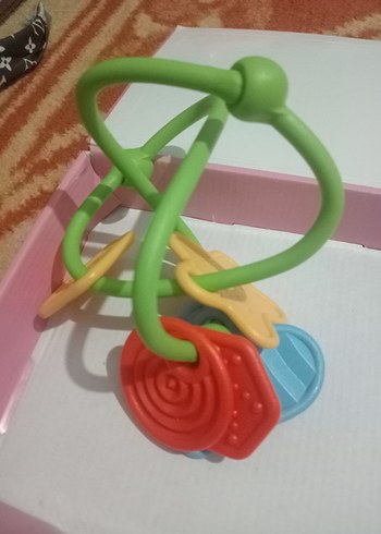 Renkli Diş Kaşıyıcı ve Çıngırak Seti - Görsel 2