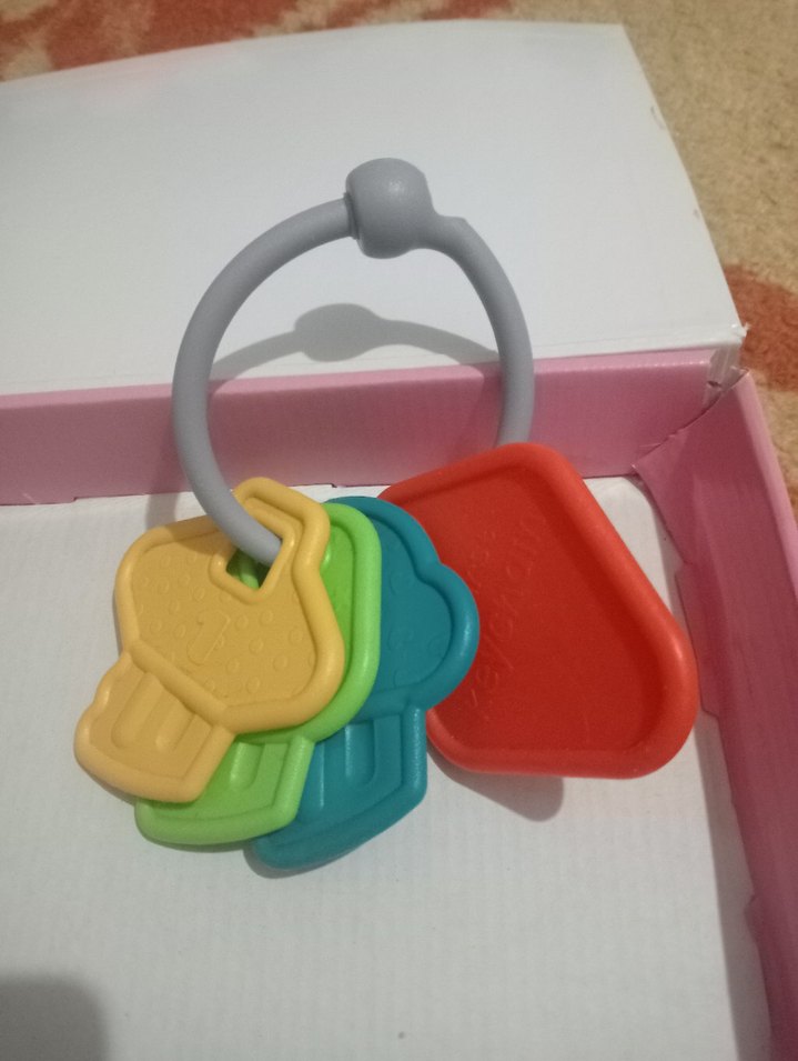 Renkli Diş Kaşıyıcı ve Çıngırak Seti - Görsel 3