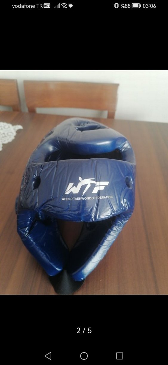 Mavi tekvando kaskı - Görsel 2