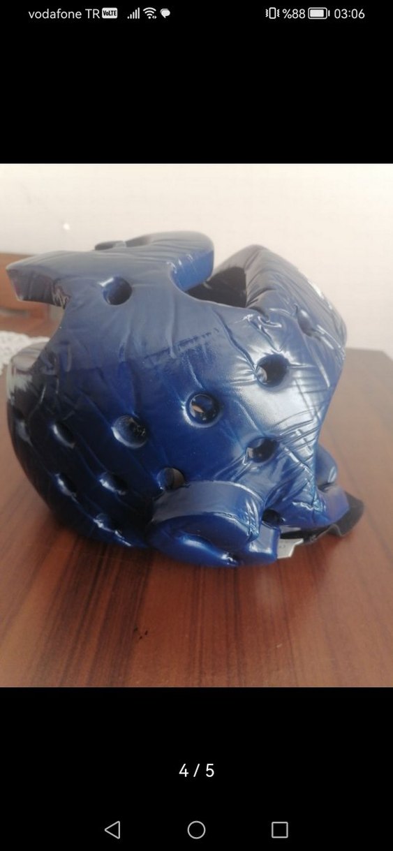 Mavi tekvando kaskı - Görsel 4