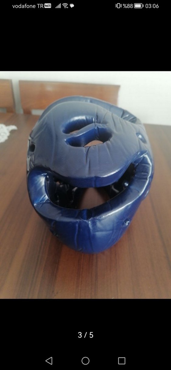 Mavi tekvando kaskı - Görsel 3