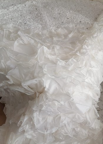 Beyaz Parlak Düz Yatak Örtüsü - Görsel 8