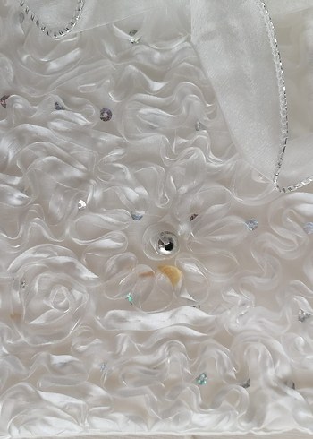 Beyaz Parlak Düz Yatak Örtüsü - Görsel 10