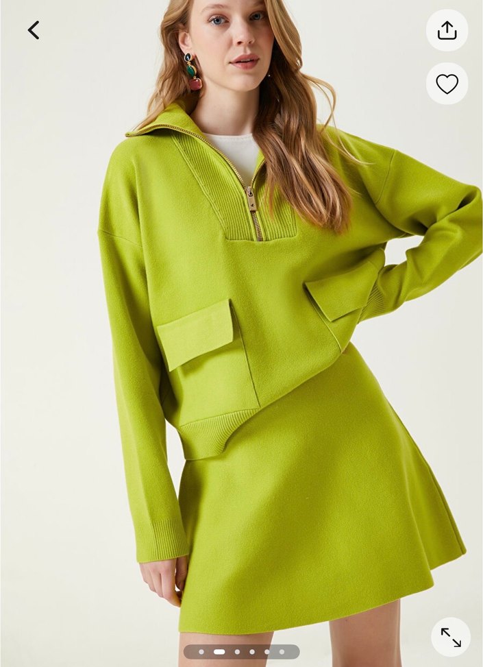 Beymen Club Yeşil Mini Etek - Görsel 2