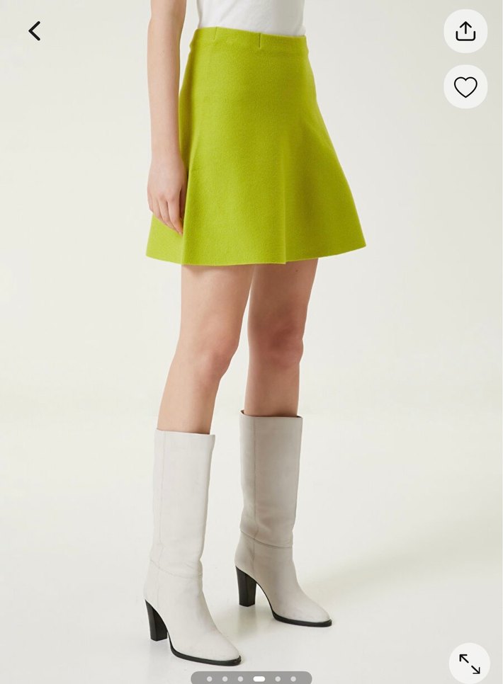 Beymen Club Yeşil Mini Etek - Görsel 4