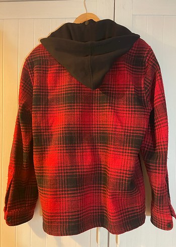 Academia Kırmızı Siyah Kapüşonlu Ceket - Görsel 2