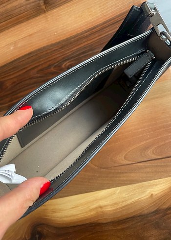 Academia Gerçek Deri Antrasit Kol Çantas - Görsel 9