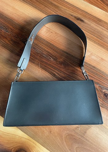 Academia Gerçek Deri Antrasit Kol Çantas - Görsel 5