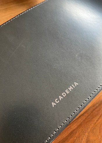 Academia Gerçek Deri Antrasit Kol Çantas - Görsel 8