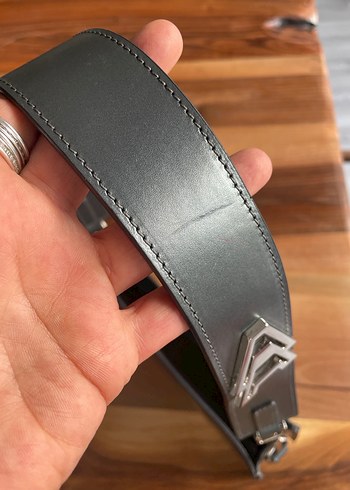 Academia Gerçek Deri Antrasit Kol Çantas - Görsel 7