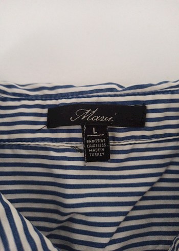 l Beden mavi Renk mavi jeans gömlek