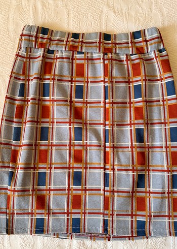 Ekoseli Mini Etek - Görsel 2