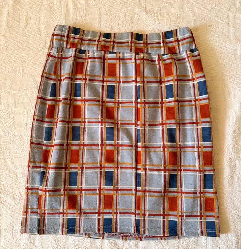 Ekoseli Mini Etek - Görsel 2