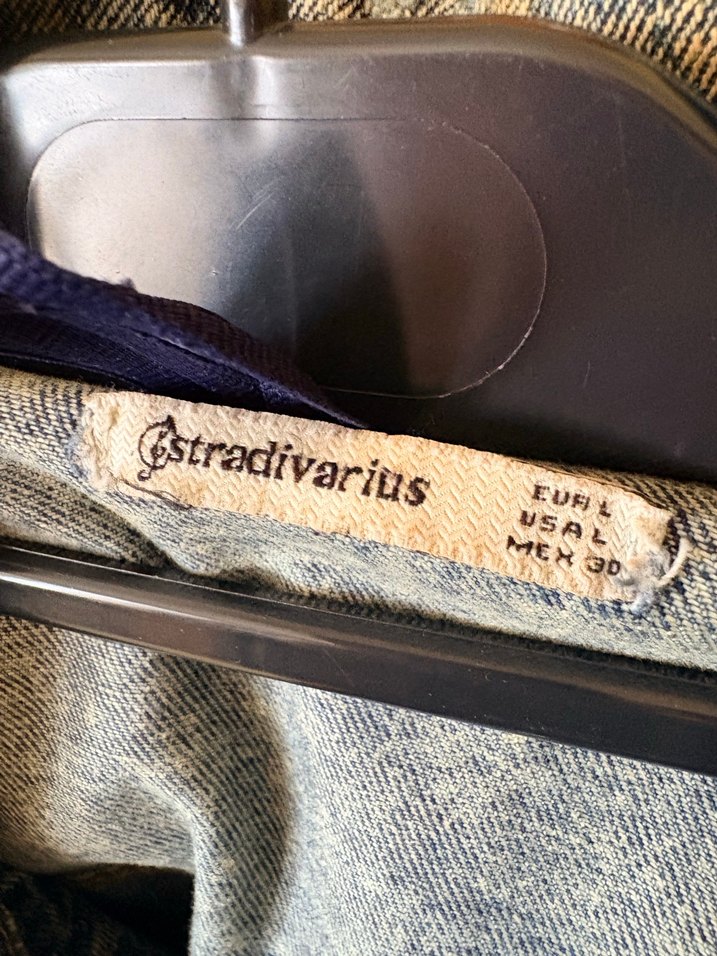 Vintage Mavi Kadın Denim Ceket - Görsel 3