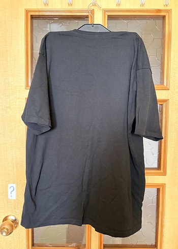 Bohem Güneş Ay Baskılı Siyah Oversize Tişört - Görsel 2