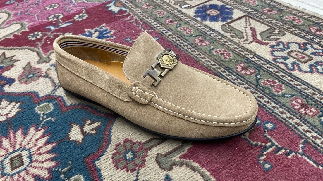 Kahverengi Süet Tokalı Erkek Loafer - Görsel 3