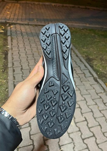 41-43 Gri Erkek Bağcıklı Futbol Ayakkabısı - Görsel 2