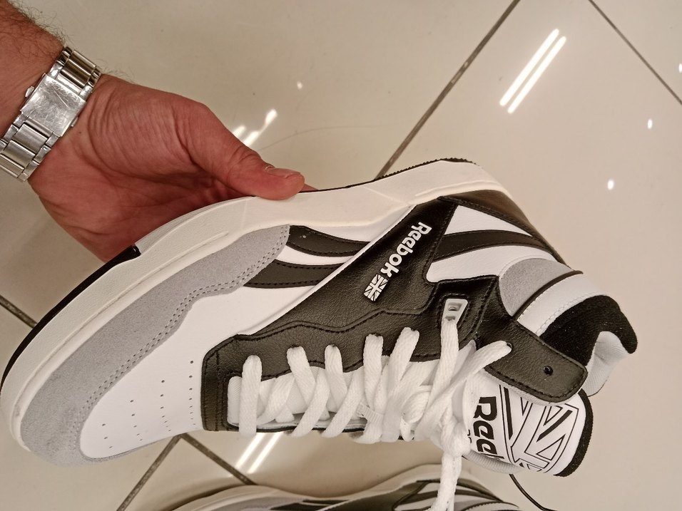 Reebok Erkek Spor Ayakkabı Beyaz Gri - Görsel 4