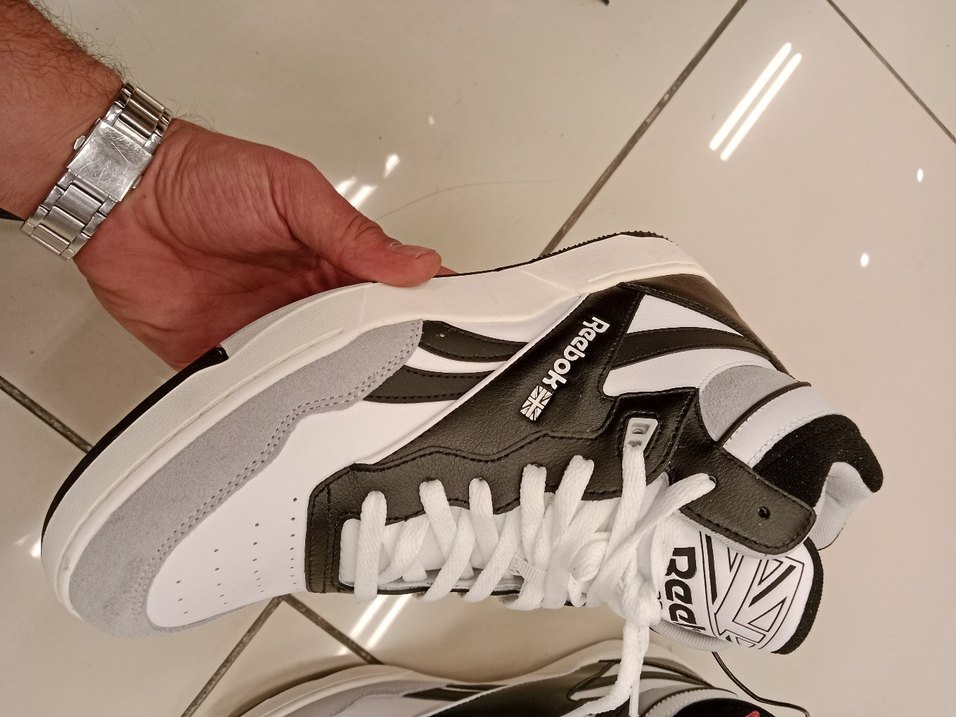 Reebok Erkek Spor Ayakkabı Beyaz Gri - Görsel 5