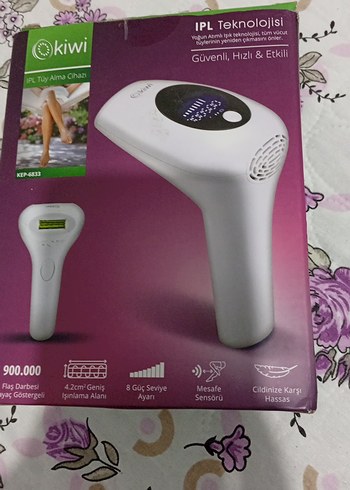 Kiwi IPL Lazer Epilasyon Cihazı Beyaz - Görsel 2