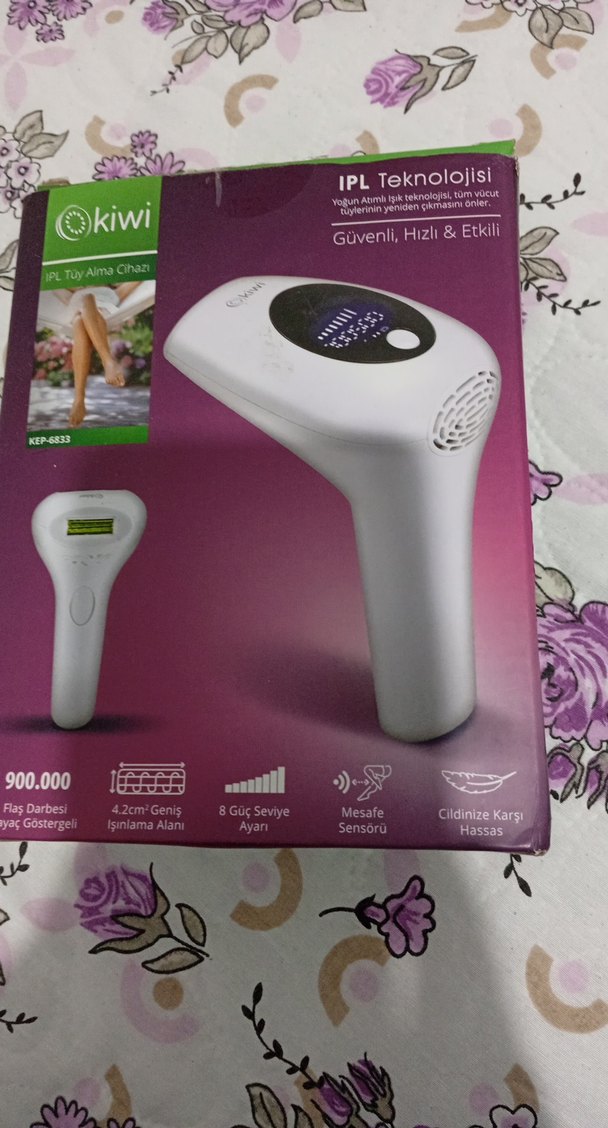 Kiwi IPL Lazer Epilasyon Cihazı Beyaz - Görsel 2