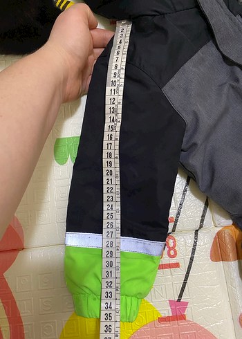 Gri Bebek Erkek Polar Kar Tulumu - Görsel 5