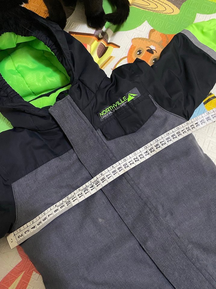 Gri Bebek Erkek Polar Kar Tulumu - Görsel 3