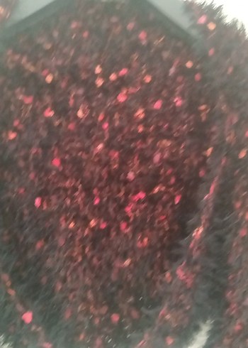 Bordo Kürklü Bolero - Görsel 4