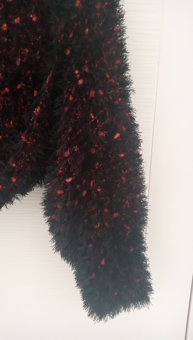 Bordo Kürklü  Bolero - Görsel 3