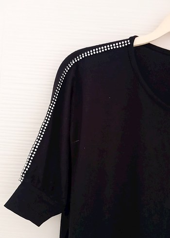 Siyah Salaş Tişört - Görsel 2