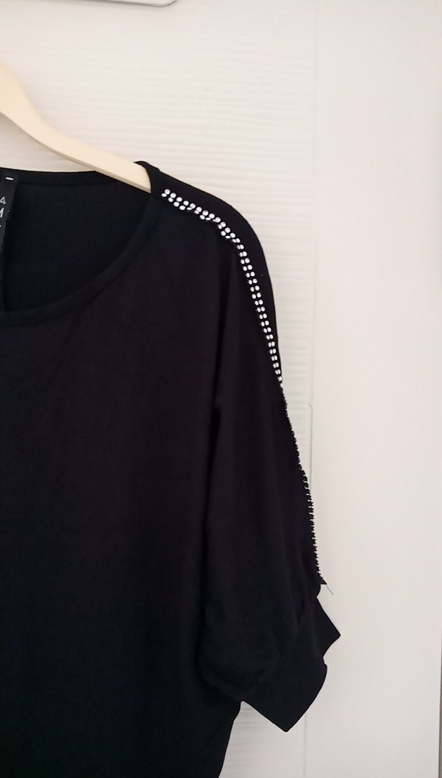 Siyah Salaş Tişört - Görsel 3