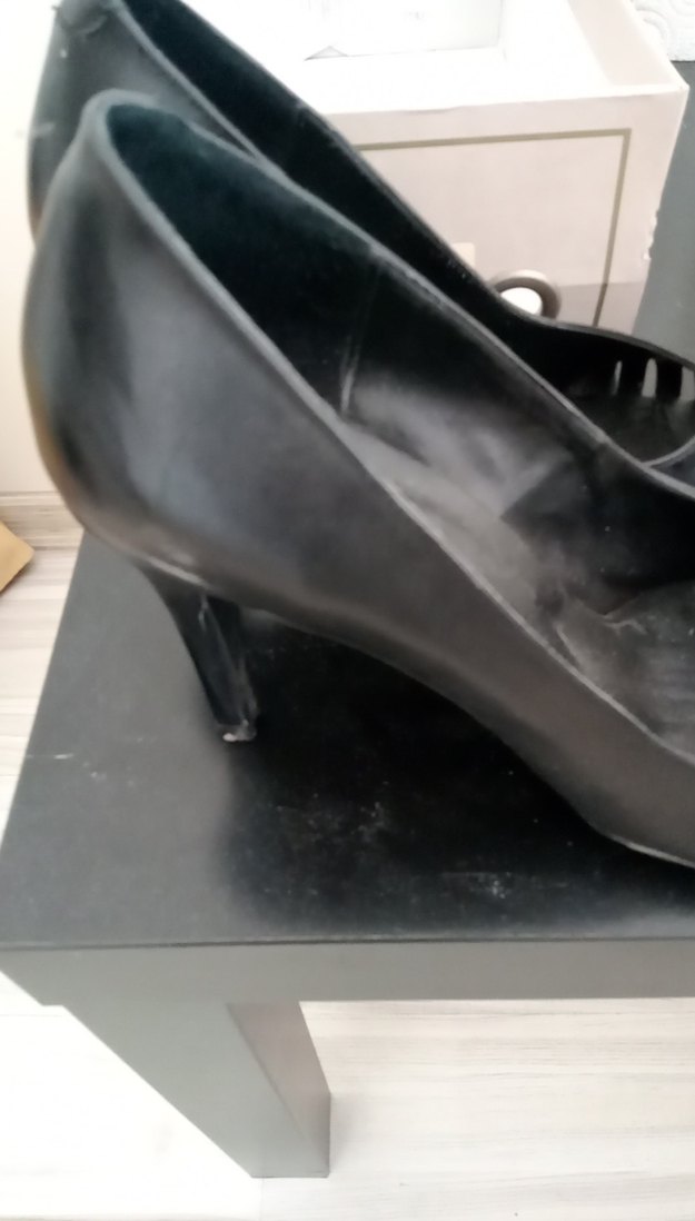 DERIMOD Siyah Plise Detaylı Platform Topuklu Kadın Ayakkabı - Görsel 4