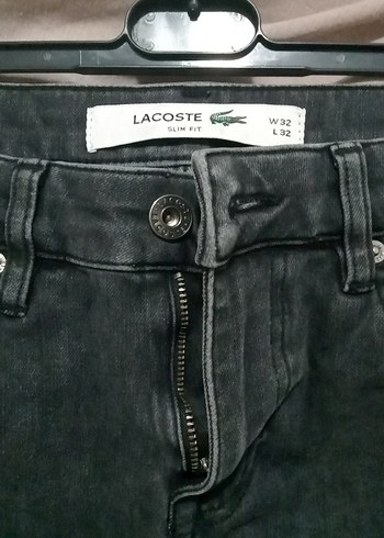 Gri Regular Fit Düğmeli Erkek Denim Pantolon - Görsel 5