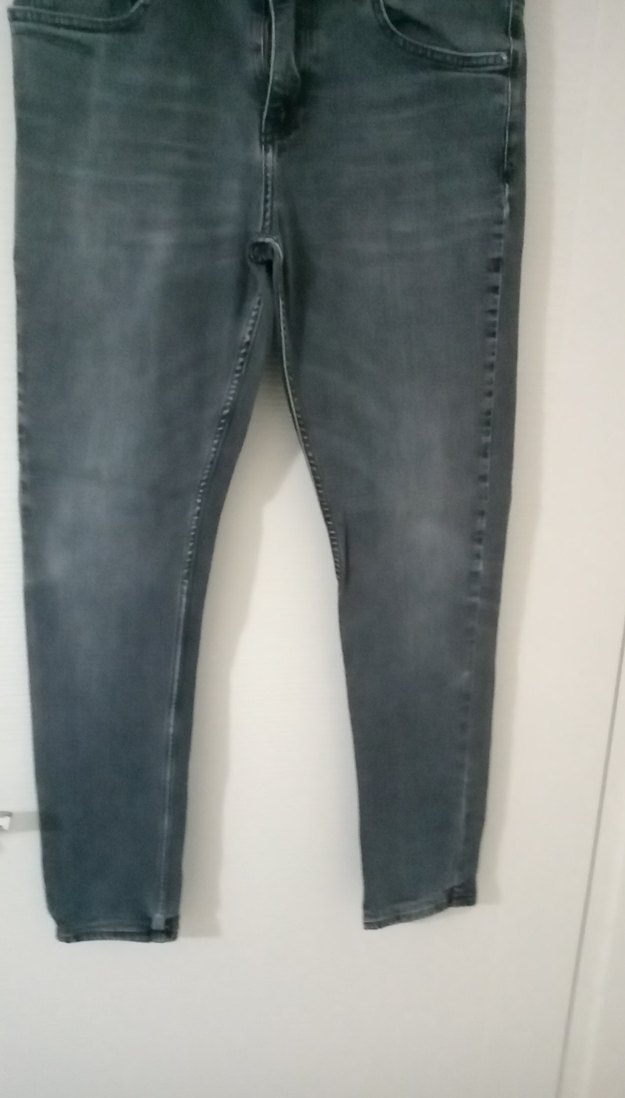 Gri Erkek Denim Pantolon Regular Fit - Görsel 2