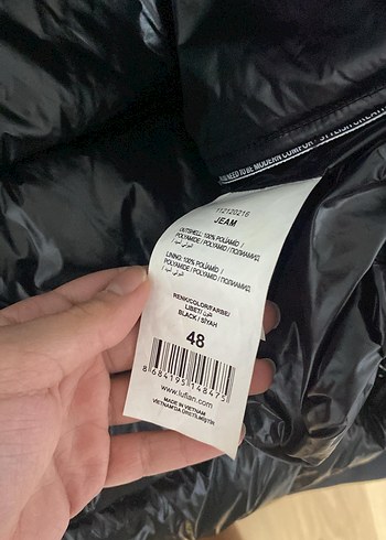 LufıanKürklü Kapüşonlu Siyah Kadın Kışlık Mont - Görsel 3