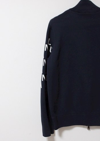 Lufıan Erkek Lacivert Baskılı Fermuarlı Sweatshirt - Görsel 5