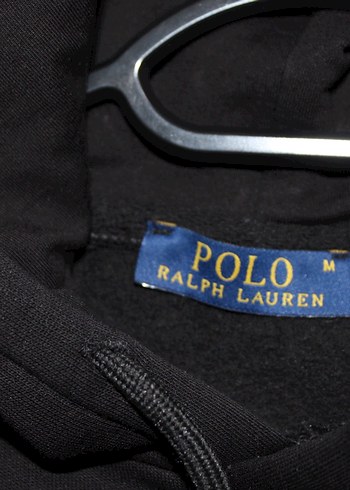 Ralph lauren Siyah Kapüşonlu Polo Bear Sweatshirt - Görsel 3