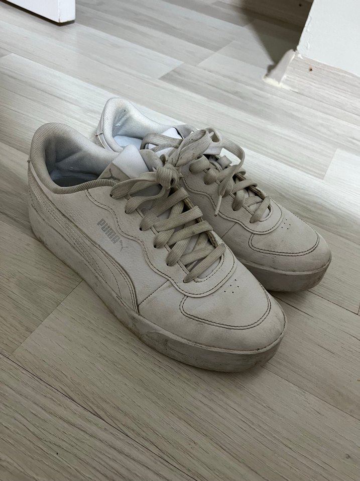 Beyaz Puma Kadın Spor Ayakkabı - Görsel 3